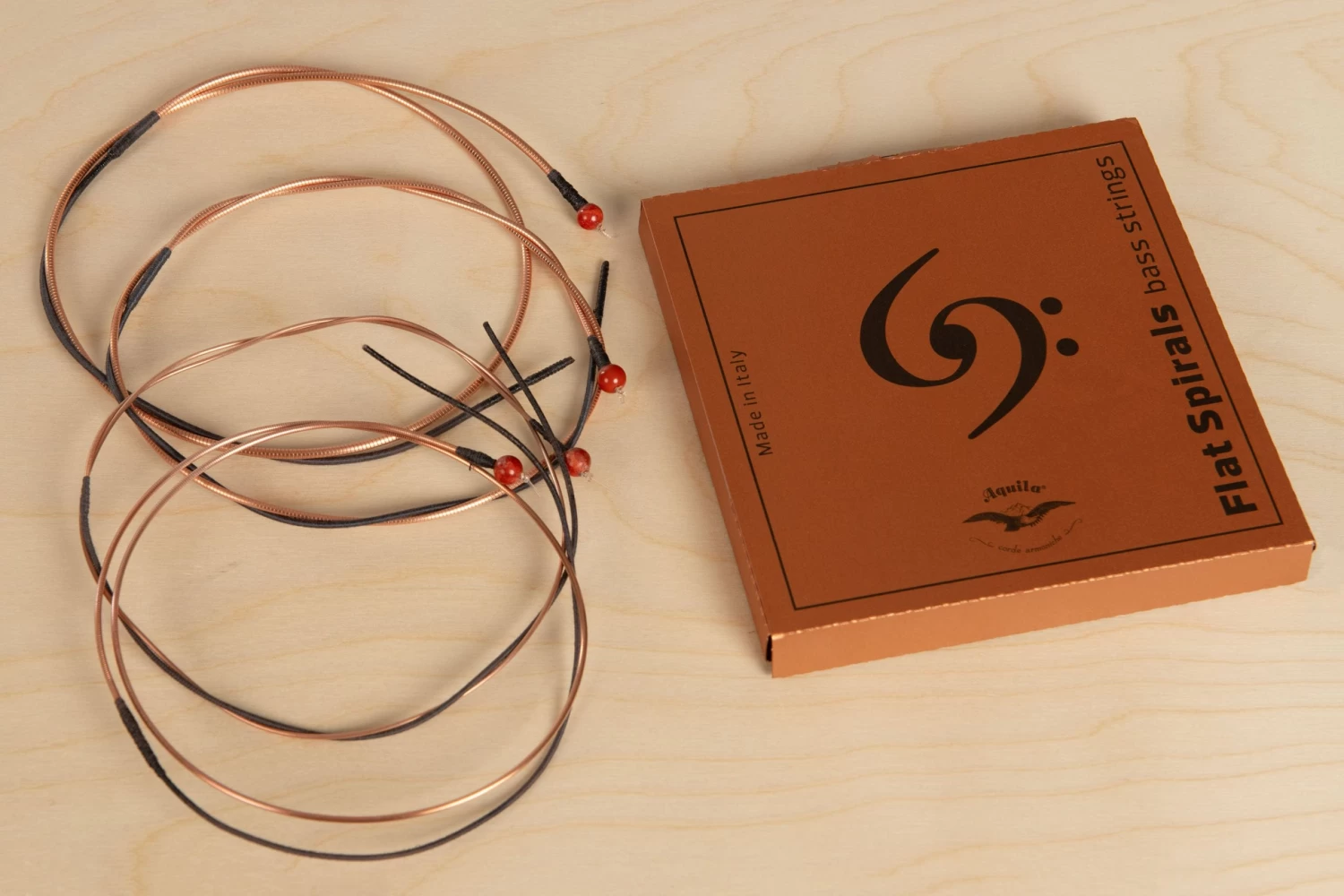 Aquila Flat Spiral U•BASS® Set 4 Aquila Flat Spiral U•BASS® Set - Image 2