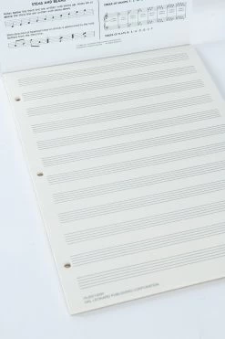 Hal Leonard Deluxe Manuscript Paper Pad -Ukulele Shop BK HLMANU 4