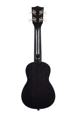 Black Satin Mahogany Soprano Ukulele -Ukulele Shop KA 15S BLK 20 B