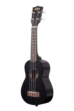 Black Satin Mahogany Soprano Ukulele -Ukulele Shop KA 15S BLK 20 L
