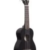 Black Satin Mahogany Soprano Ukulele -Ukulele Shop KA 15S BLK 20 R