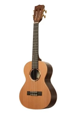 All Solid Cedar Top Pau Ferro Tenor Ukulele -Ukulele Shop KA ASCP T 19 L