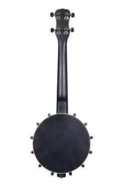Black Maple Banjo Concert Ukulele With Bag 8 Black Maple Banjo Concert Ukulele With Bag -Ukulele Shop KA BNJ C 17 B
