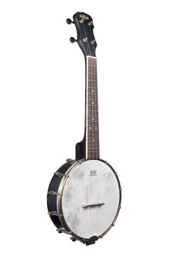 Ukulele Shop 11 Black Maple Banjo Concert Ukulele With Bag