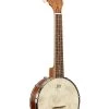 Natural Mahogany Banjo Concert Ukulele With Bag -Ukulele Shop KA BNJ MHG C 23 R