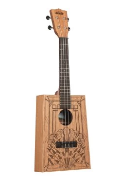 Art Deco Cigar Box Concert Ukulele