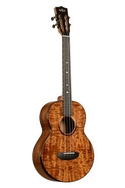 Contour All Solid Gloss Acacia Baritone Ukulele W/ Bag