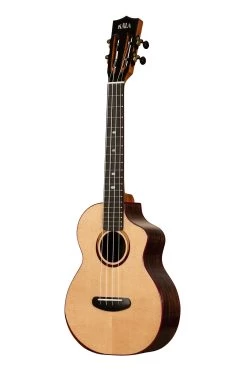 Contour All Solid Gloss Spruce Rosewood Tenor Ukulele W/ Cutaway And Bag -Ukulele Shop KA CT SSRW TG C W BAG 23 L