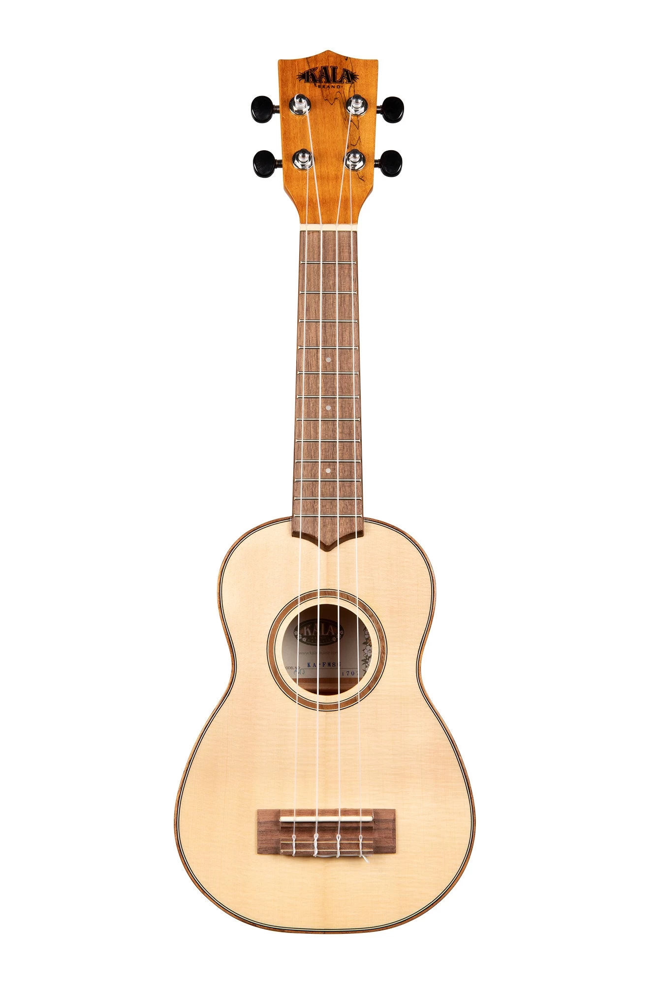Solid Spruce Flame Maple Soprano 4 Solid Spruce Flame Maple Soprano - Image 2