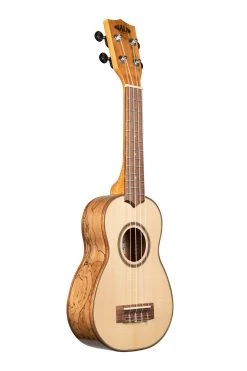 Solid Spruce Flame Maple Soprano
