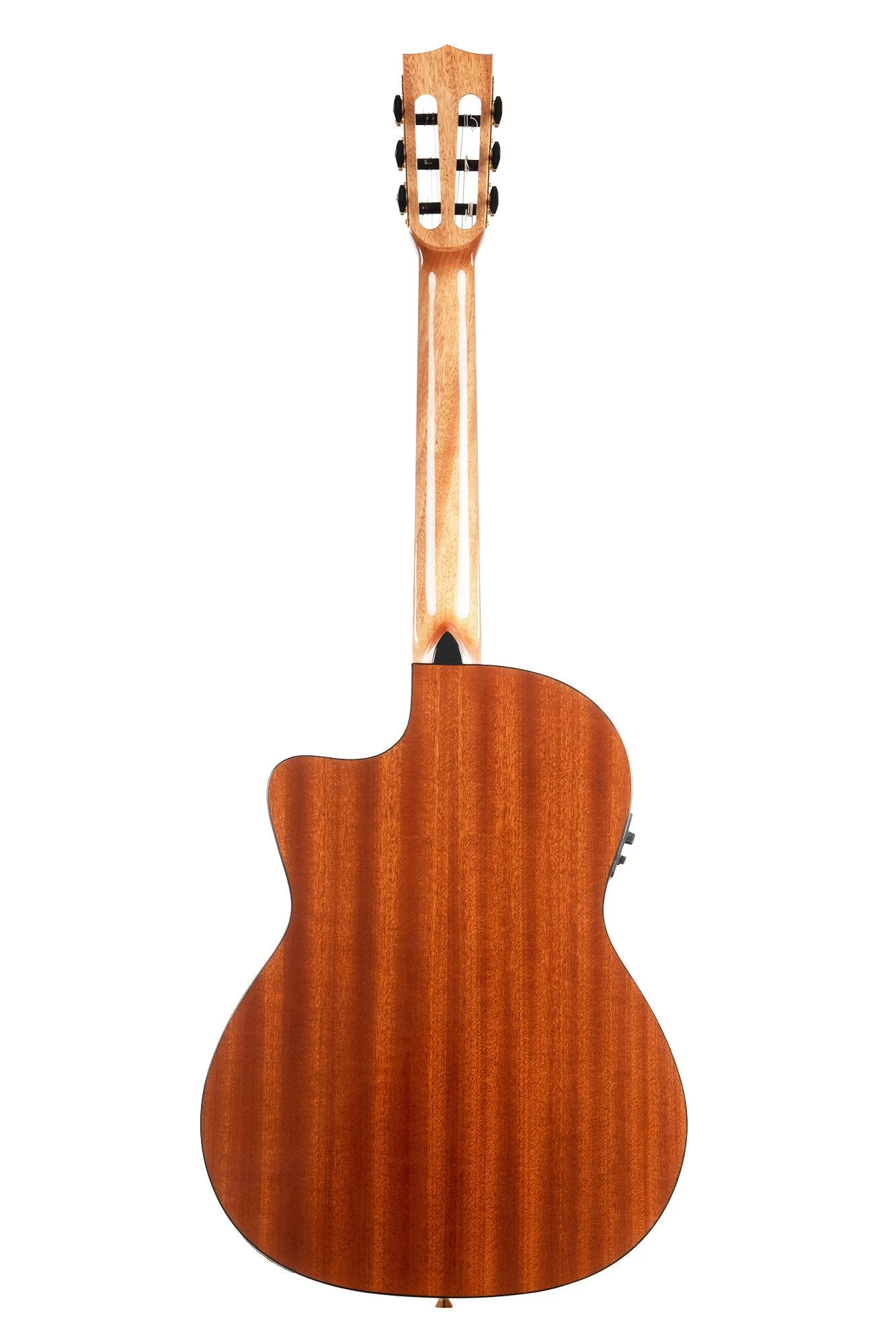 Solid Mahogany Thinline Nylon Guitar 5 Solid Mahogany Thinline Nylon Guitar - Image 3