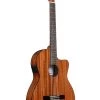 Solid Mahogany Thinline Nylon Guitar -Ukulele Shop KA GTR MTN E W BAG 22 R