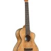 All Solid Curly Mango Metropolitan™ Tenor Cutaway Ukulele -Ukulele Shop KA MNGG T W BAG 22 R