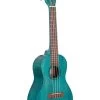 Ocean Blue Watercolor Meranti Concert Ukulele -Ukulele Shop KA MRT BLU C 21 R