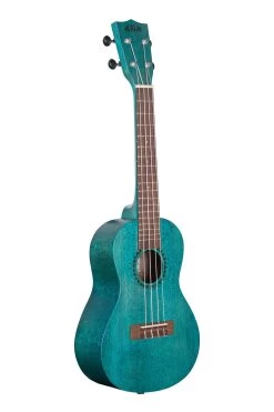 Ocean Blue Watercolor Meranti Concert Ukulele