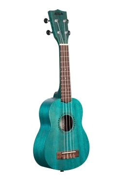 Ocean Blue Watercolor Meranti Soprano Ukulele