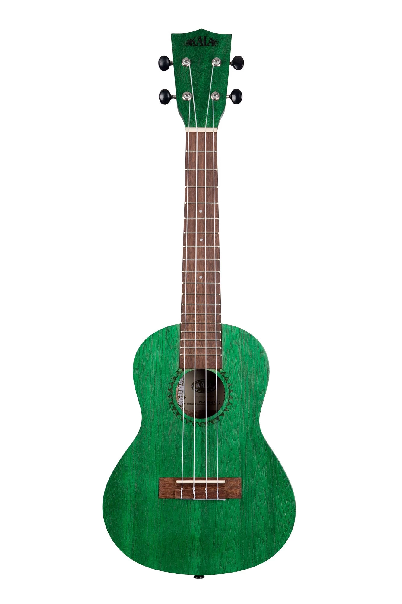 Fern Green Watercolor Meranti Concert Ukulele 4 Fern Green Watercolor Meranti Concert Ukulele - Image 2