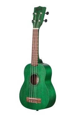 Fern Green Watercolor Meranti Soprano Ukulele -Ukulele Shop KA MRT GRN S 21 L