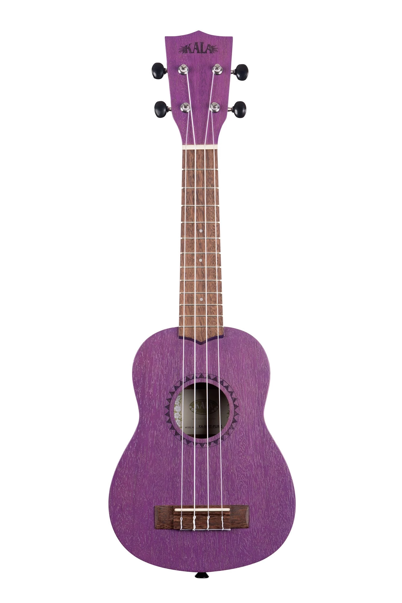 Royal Purple Watercolor Meranti Soprano Ukulele 4 Royal Purple Watercolor Meranti Soprano Ukulele - Image 2