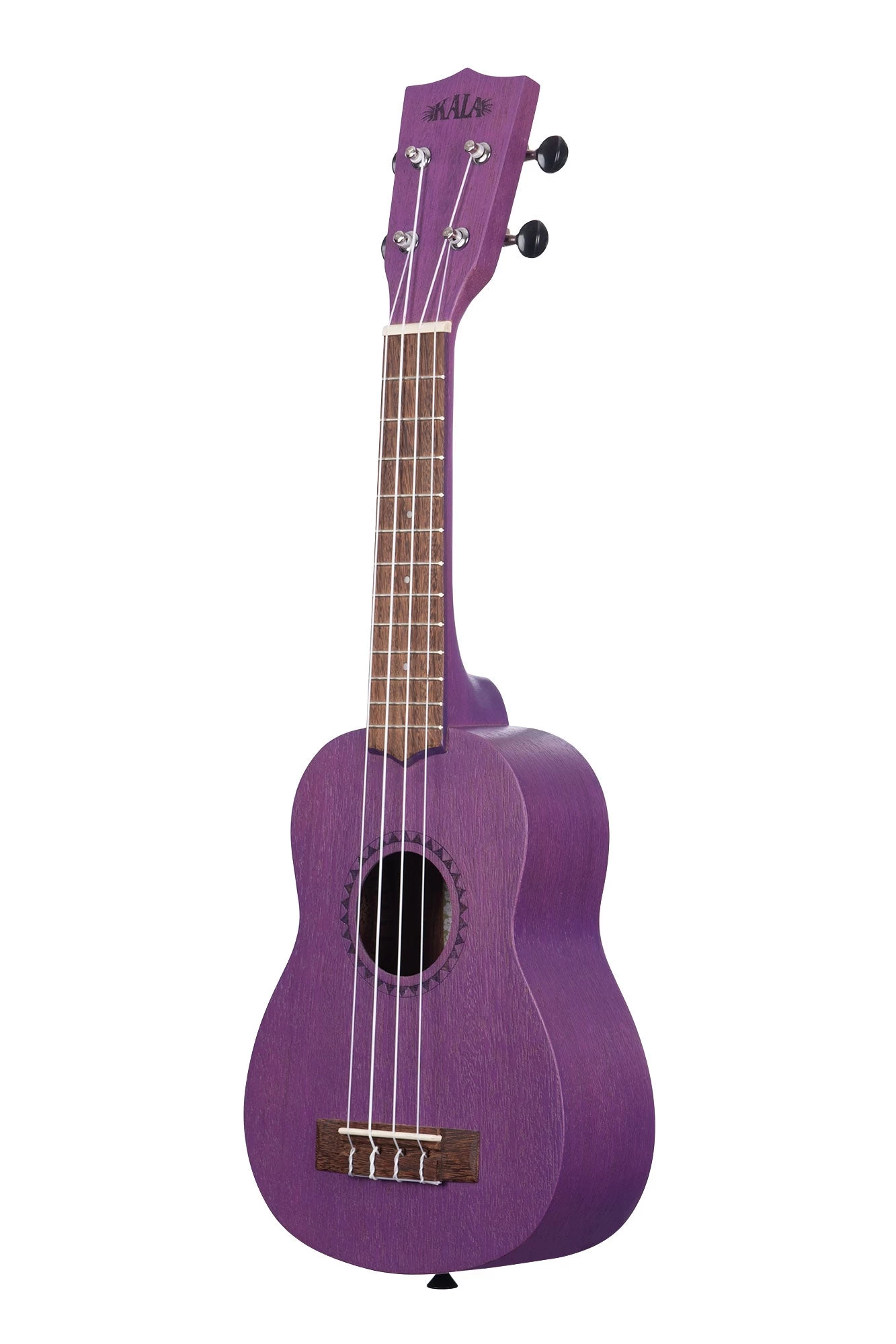 Royal Purple Watercolor Meranti Soprano Ukulele 6 Royal Purple Watercolor Meranti Soprano Ukulele - Image 4