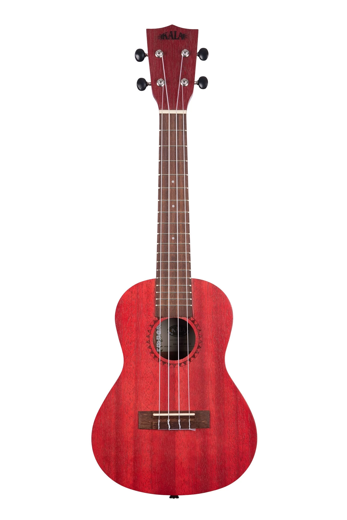 Adobe Red Watercolor Meranti Concert Ukulele 4 Adobe Red Watercolor Meranti Concert Ukulele - Image 2