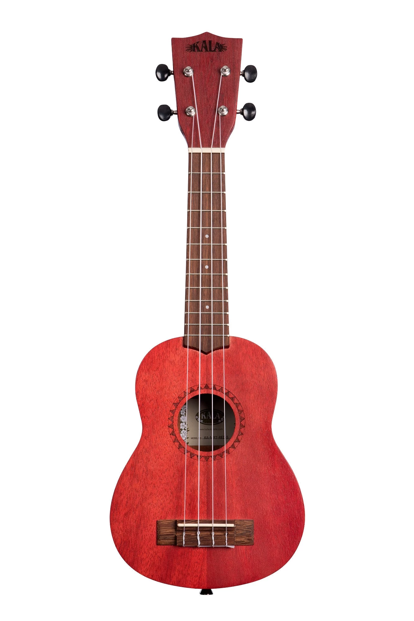 Adobe Red Watercolor Meranti Soprano Ukulele 4 Adobe Red Watercolor Meranti Soprano Ukulele - Image 2