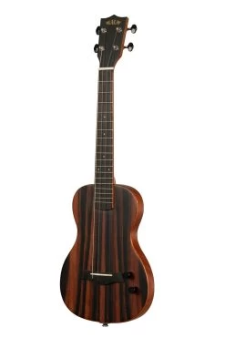 Solid Body Electric Striped Ebony Tenor Ukulele -Ukulele Shop KA SB EBY T W BAG 3