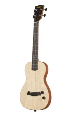 Solid Body Electric Flame Maple Tenor Ukulele -Ukulele Shop KA SB MAP T 22 L