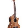 All Solid Gloss Mahogany Tenor Ukulele W/ Cutaway & EQ -Ukulele Shop KA SMH TG CE 21 R