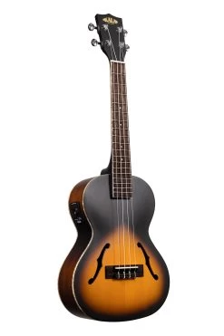 Archtop Tobacco Burst Tenor Ukulele W/ EQ