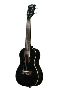 Galaxy Black Sparkle Concert Ukulele -Ukulele Shop KASPRKBLACK2006 21 L