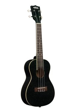 Galaxy Black Sparkle Concert Ukulele