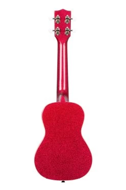 Ritzy Red Sparkle Concert Ukulele -Ukulele Shop KASPRKRED2006 22 B