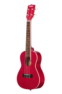 Ritzy Red Sparkle Concert Ukulele -Ukulele Shop KASPRKRED2006 22 L