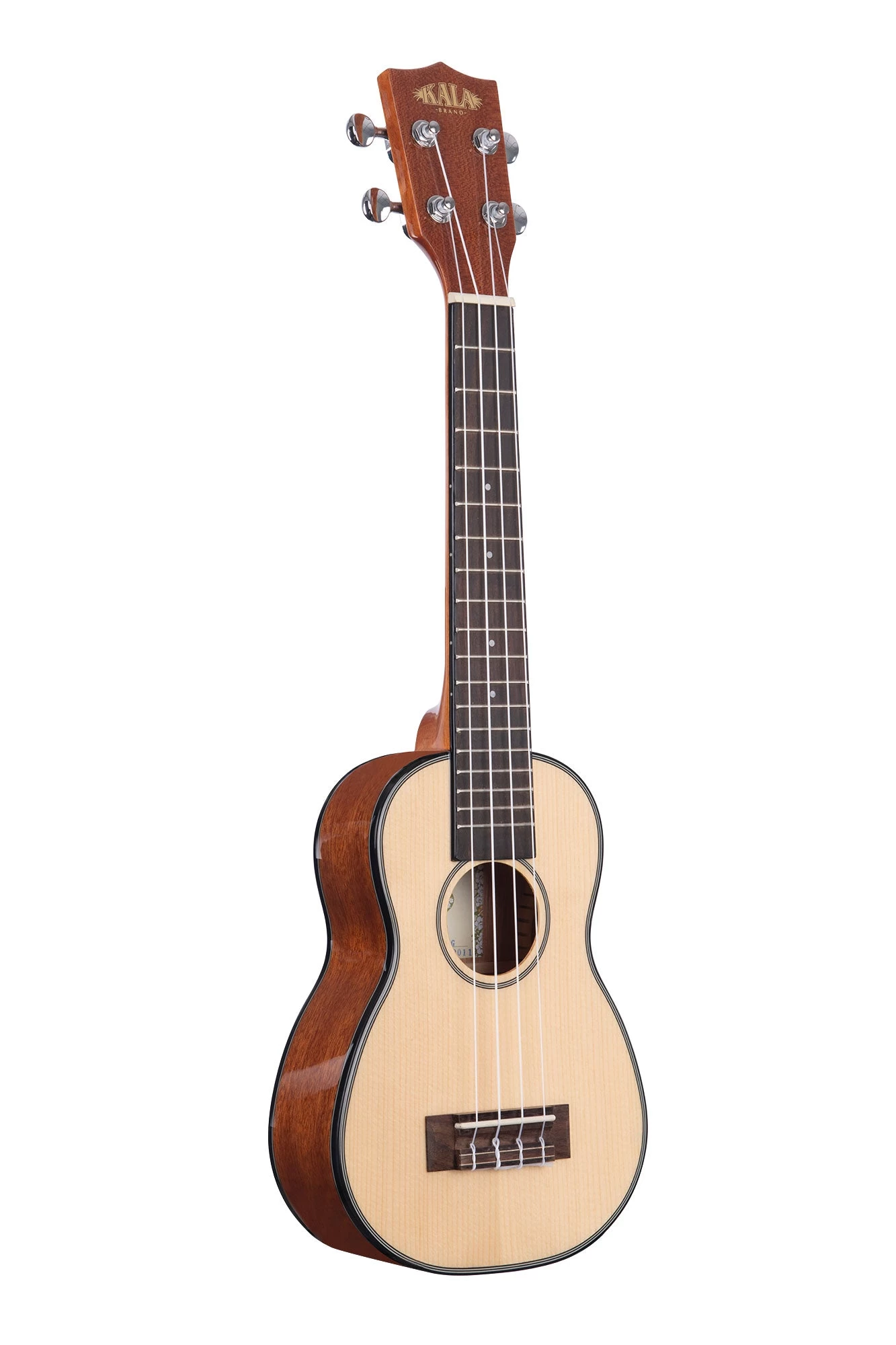 Solid Spruce Top Mahogany Long Neck Soprano Ukulele 3 Solid Spruce Top Mahogany Long Neck Soprano Ukulele