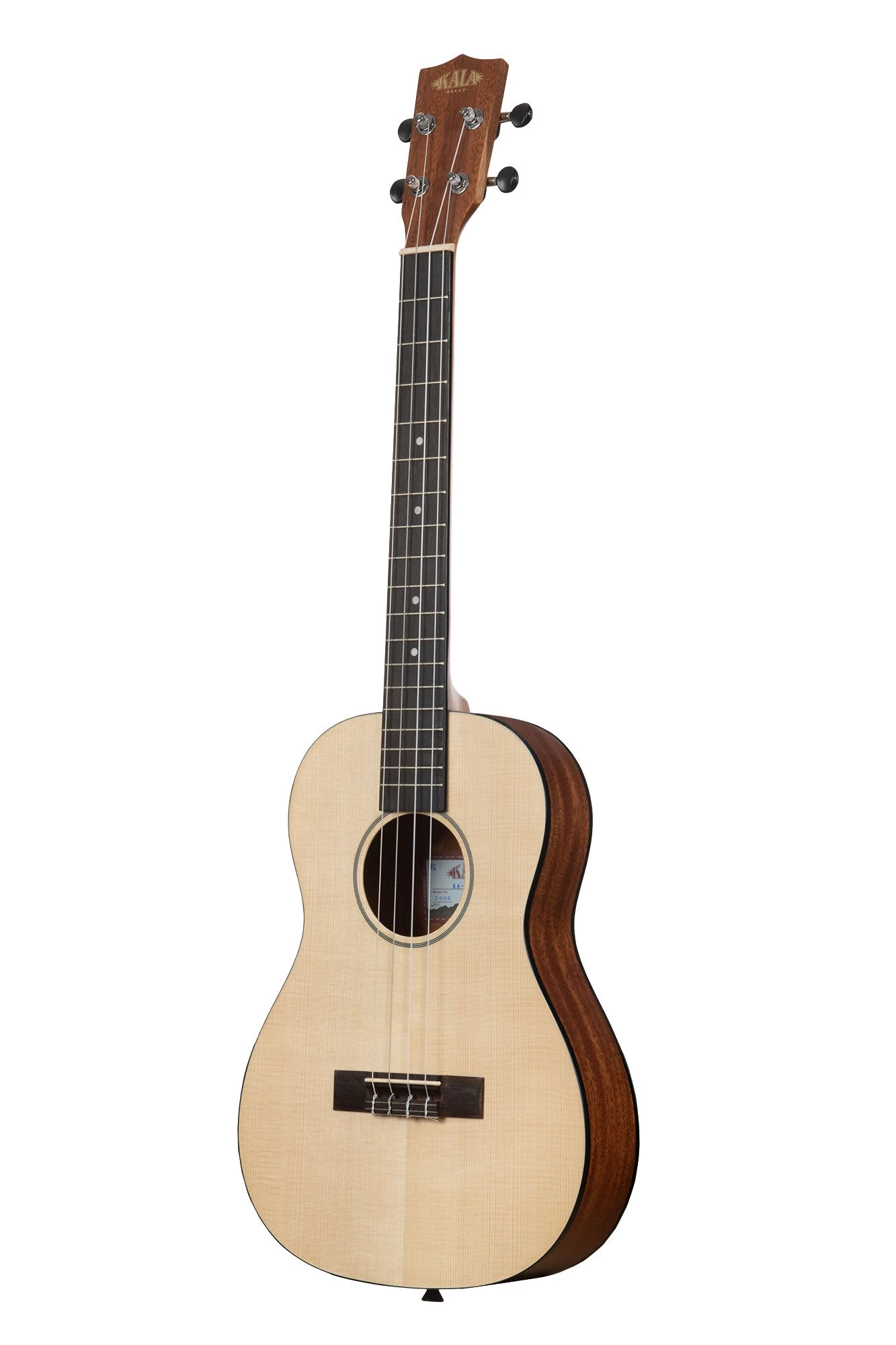 Solid Spruce Top Mahogany Travel Baritone Ukulele 6 Solid Spruce Top Mahogany Travel Baritone Ukulele - Image 4