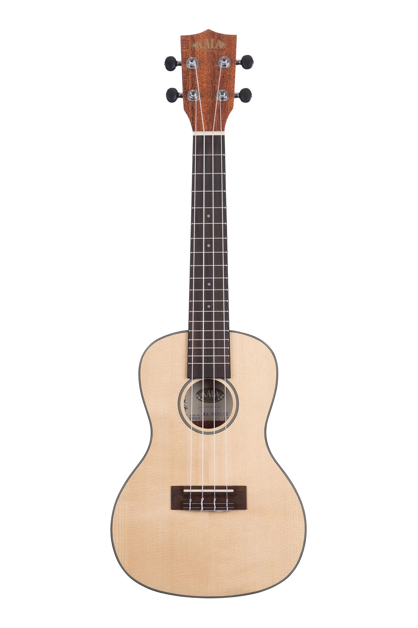 Solid Spruce Top Mahogany Travel Concert Ukulele 4 Solid Spruce Top Mahogany Travel Concert Ukulele - Image 2