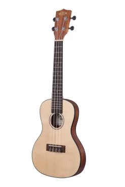 Solid Spruce Top Mahogany Travel Concert Ukulele 9 Solid Spruce Top Mahogany Travel Concert Ukulele -Ukulele Shop KASSTUC2006 21 L