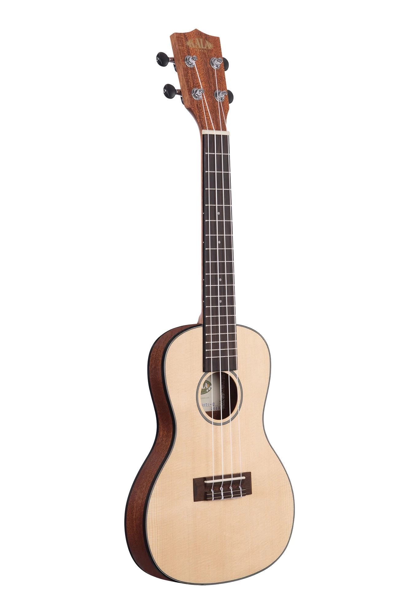 Solid Spruce Top Mahogany Travel Concert Ukulele 3 Solid Spruce Top Mahogany Travel Concert Ukulele