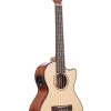 Solid Spruce Top Mahogany Tenor Ukulele W/ Cutaway & EQ -Ukulele Shop KASTGEC2006 21 R