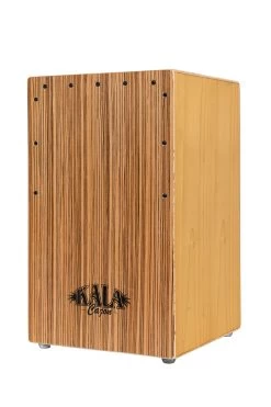 Zebrawood Cajon -Ukulele Shop KP CAJON ZEB 22 L