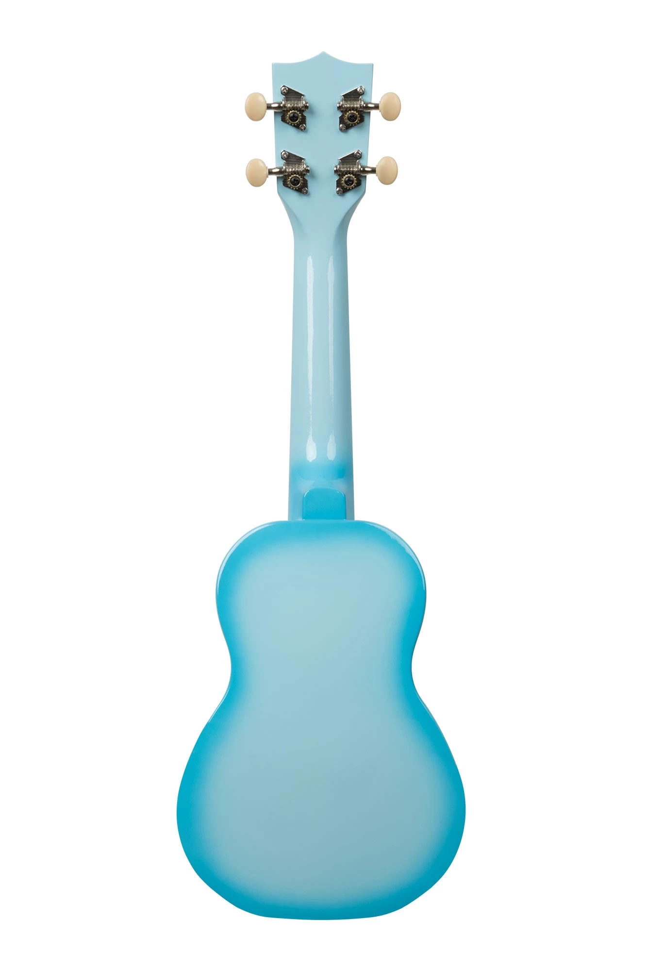 Light Blue Burst Soprano Dolphin Ukulele 5 Light Blue Burst Soprano Dolphin Ukulele - Image 3