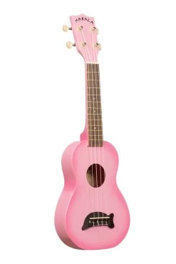Pink Burst Soprano Dolphin Ukulele