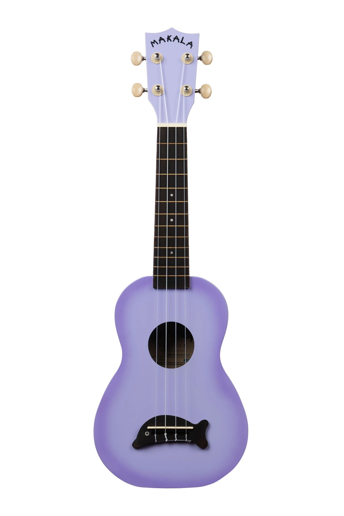 Purple Burst Soprano Dolphin Ukulele 4 Purple Burst Soprano Dolphin Ukulele - Image 2