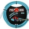 Pighog Instrument Cable, Daphne Blue, 10 Ft 1 Pighog Instrument Cable, Daphne Blue, 10 Ft -Ukulele Shop PCH10DBR Rev