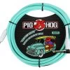 Pighog Instrument Cable, Sea Foam Green, 10 Ft 2 Pighog Instrument Cable, Sea Foam Green, 10 Ft -Ukulele Shop PCH10SGR Rev
