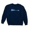 Kala Metropolitan Skyline Crewneck Sweatshirt -Ukulele Shop SS CN SOUVENIR NAVY L 1