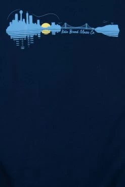 Kala Metropolitan Skyline Crewneck Sweatshirt 8 Kala Metropolitan Skyline Crewneck Sweatshirt -Ukulele Shop SS CN SOUVENIR NAVY L 3