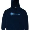 Kala Metropolitan Skyline Hoodie Sweatshirt -Ukulele Shop SS H SOUVENIR NAVY L 1