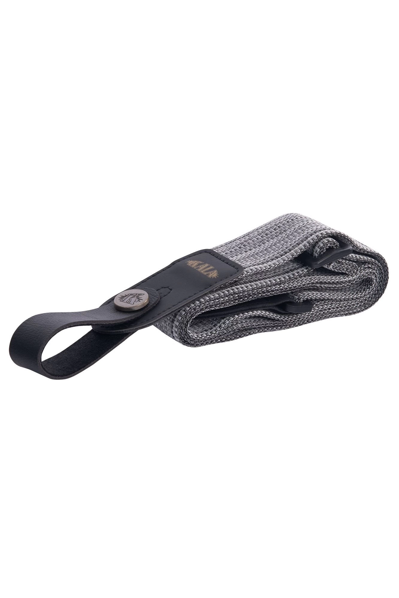 Heather Grey Handmade Ukulele Strap 4 Heather Grey Handmade Ukulele Strap - Image 2